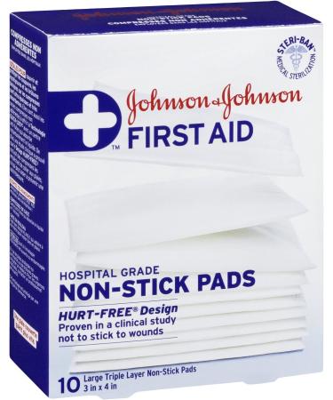 Johnson's First Aid Non Stick Easy Release Pads - Buy Online on GoSupps.com