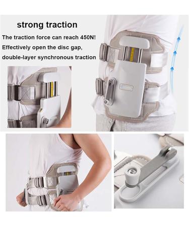 Buy Lumbar Spine Traction Device for Muscle Strain - Adjustable 450 N Support for Waist 28-45 Inches - International Shipping - Buy Online on GoSupps.com