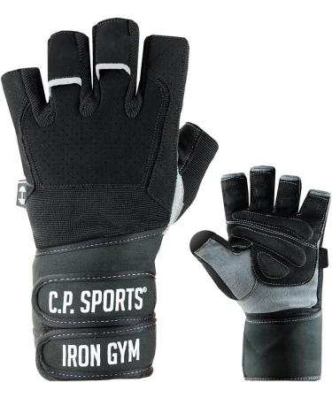 C.P.Sports Profi-Gym Double-Band Fitness Gloves for Men | Bodybuilding & Training | Size M (8) - 18-20cm | International Shipping - Buy Online on GoSupps.com