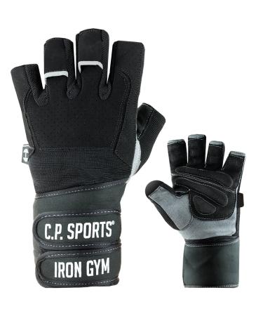 C.P.Sports Profi-Gym double-band glove fitness glove training glove bodybuilding gloves men fitness glove m/8 18-20cm