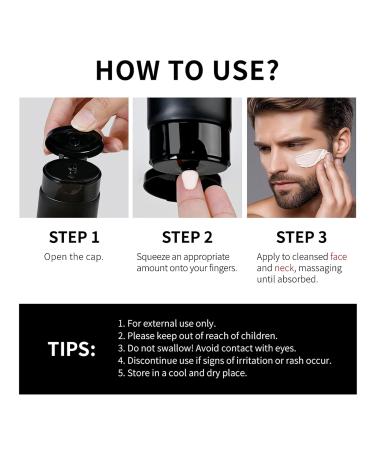 Easilydays Men's Face Moisturizer Cream Deeply Moisturing & Wrinkle Refrshing Soothing Firming Geinger Extract Aloe Vera Oil Free Age Facial Skin Care Day & Night Moisturizing 3.04 Fl Oz - Buy Online on GoSupps.com