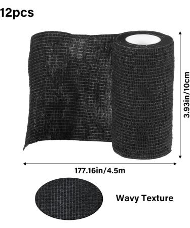 Buy Hasudei Self-Adhesive Bandage - 12 Rolls 10cm x 4.5m | Elastic Cohesive Bandages for Horses Dogs & Fingers | International Shipping Available - Buy Online on GoSupps.com