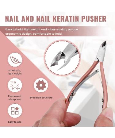 Kecung Nail Tweezer Cutter Nipper Clipper Remover Manicure Art Grooming Tool Beauty Nail Pliers Pink - Buy Online on GoSupps.com