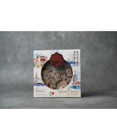 Authentic Turkish Delight with Gift Box- Luxury Exotic Flavours Handcrafted in Turkey - No Artificial Colorant -Vegan & Gluten-Free Turkish Delight with Fig and Walnut 250g - Buy Online on GoSupps.com