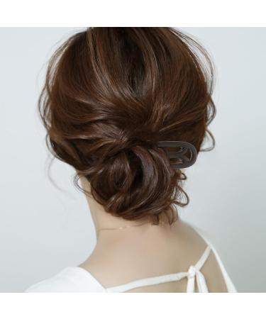 minkissy Ebony 3 Prong Hair Fork - U Shaped Hair Sticks Vintage Hairpin Hair Forks for Long Hair Wood Hair Clips Wood Hair Forks for Women Girls - Buy Online on GoSupps.com