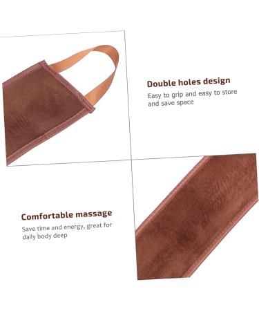 1 Pc back applicator sunscreen tape tan glove applicator tanning lotion tanning oil strip Body cleansing tool back wiping belt oil painting belt flocking Brown - Buy Online on GoSupps.com