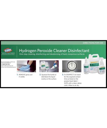 Clorox Healthcare Hydrogen Peroxide Cleaner Disinfectant Refill - 128 oz - Buy Online on GoSupps.com