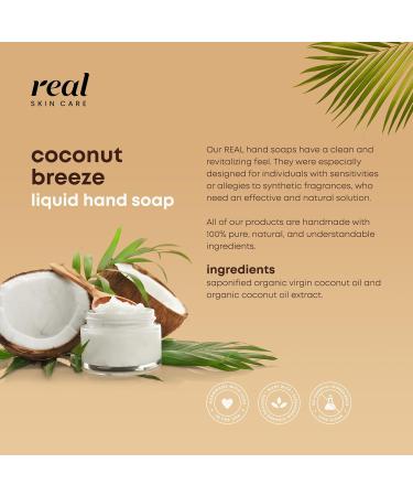 Buy Organic Liquid Hand Soap with Coconut Oil | Handmade in the USA | Fragrance Free & All-Natural Foaming Soap | Ideal for Kitchen & Bathroom - Buy Online on GoSupps.com