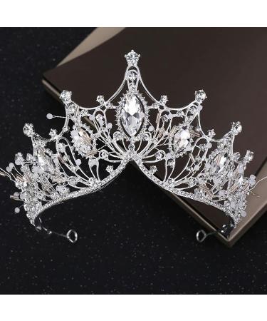 Crowns for Women  Aprince Tiaras and Crowns Crystal Tiara Birthday Princess Crown Silver Queen Crowns Mermaid Crown for Wedding Prom Party Christmas Halloween Costume - Buy Online on GoSupps.com