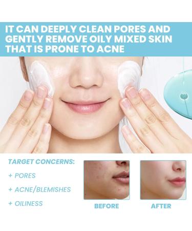 Face Cleaner Blue Aigrette Anti Aging Foaming Face Cleaner Face Cleaner Face Cleanser Pore Cleaner Facial Cleansing Cremic Cleaner Combats Impure Skin & Blackheads - Buy Online on GoSupps.com