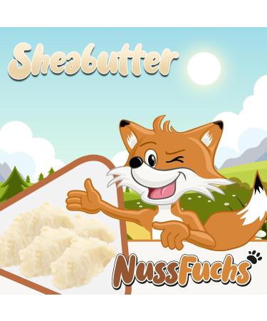 Organic Shea Butter 500g - Natural Skin & Hair Moisture Care | Ueet Nussfuchs - Premium African Shea Butter - Buy Online on GoSupps.com