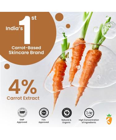 Ka rr ot Natural Skincare Deep Cleansing Face Wash De Tans Skin Arabica Coffee with Carrot Vitamin E and Lemon Paraben SLS and Cruelty Free For Women and Men Suitable for All Skin 100 ml - Buy Online on GoSupps.com