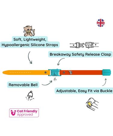 Buy Kittyrama Cats & Kittens Neck Bands - Breakaway Hypoallergenic Comfortable | As Seen in Vogue | Vet Approved | Shop Stylish Copacabana & More! - Buy Online on GoSupps.com