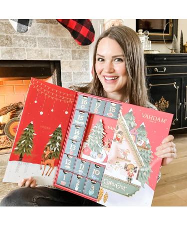VAHDAM Christmas Gift Set 2023 - 24 Tea Varieties in Premium Gift Box | Gluten-Free | Christmas Tea Gift for Women, Men & Adults - Buy Online on GoSupps.com