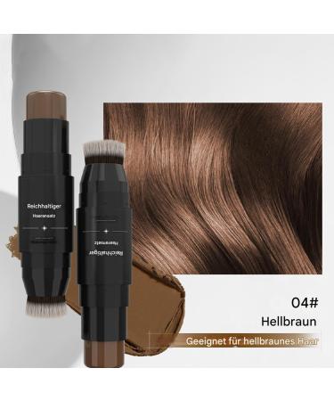 Naqqios Gray Coverage Hair Stick 75G Hair Root Concealer Pen Fast Extension for Coloring Waterproof Blending Stick Temporary Color Stick Natural Coverage Applicator for Women 04 - Buy Online on GoSupps.com