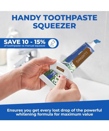  LuxPaks CRST Complete Whitening + Scope Outlast Toothpaste Long Lasting Mint Flavor 5.4 oz Triple Pack Bundled with LuxPaks Squeezer - Buy Online on GoSupps.com