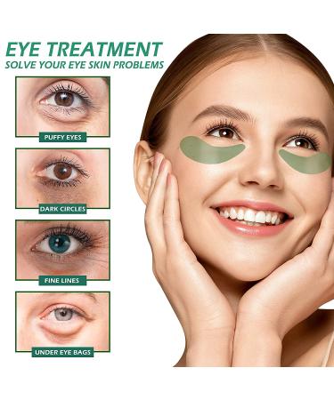 VANELC Eye Mask - Collagen Seaweed Under Eye Patches for Dark Circles Puffiness & Wrinkles | Natural Eye Treatment Gel - Buy Online on GoSupps.com