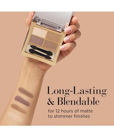 Revlon Elizabeth Arden Eyeshadow Quad in Oh So Neutral mineralbased talcfree formula vegan eyeshadow for longlasting smudgeresistant velvety finish 3 g - Buy Online on GoSupps.com