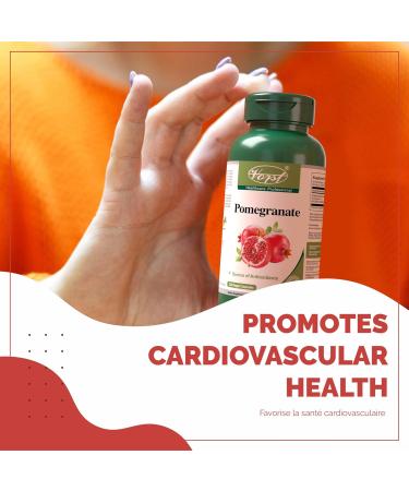 VORST Pomegranate Extract 3000mg Raw Equivalent 120 Vegan Capsules | Source of Antioxidants & Ellagic Acid | Nitric Oxide Supplement | Powder Pills | 1 Bottle 120 count (Pack of 1) - Buy Online on GoSupps.com