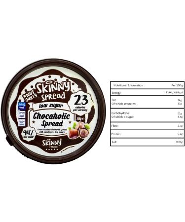 The Skinny Food Co Chocaholic spread with hazelnut flavor 400 g chocolate 1 piece - Buy Online on GoSupps.com