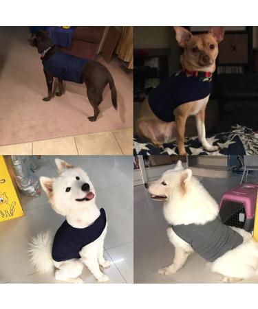 Buy Anti-Stress Vest for Dogs | Soothing Dog Coat for Anxiety Relief | Soft Gray Dog Anxiety Shirt (S) - Buy Online on GoSupps.com