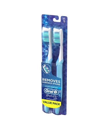 Oral-B 3D White Vivid Soft Toothbrush 2 Pack - Brighten Your Smile - Buy Online on GoSupps.com