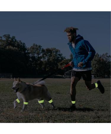 NVTRSD Reflective Bands for Safety | 4-Piece Reflector Straps for Cycling Jogging Hiking & Motorcycling | Must-Have Outdoor Gear - Buy Online on GoSupps.com
