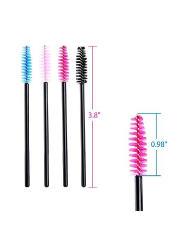 Buy Txyk 300-Piece Disposable Mascara Brushes - Eyelash & Eyebrow Applicators for Perfect Makeup - Buy Online on GoSupps.com