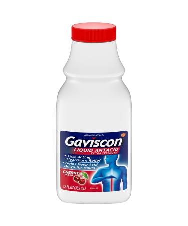 Gaviscon Extra Strength Liquid Cherry 12 Ounce