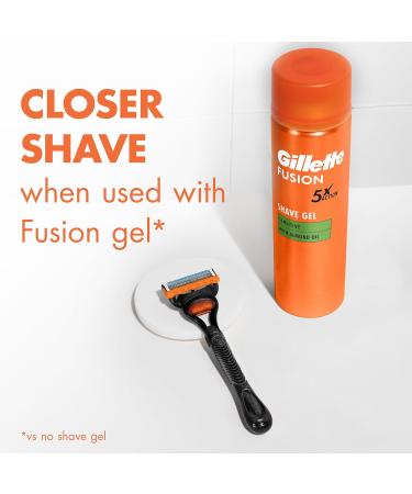 Gillette Fusion5 Men's Razor Blade Refills 12 Refills 12 count (Pack of 1) Black - Buy Online on GoSupps.com