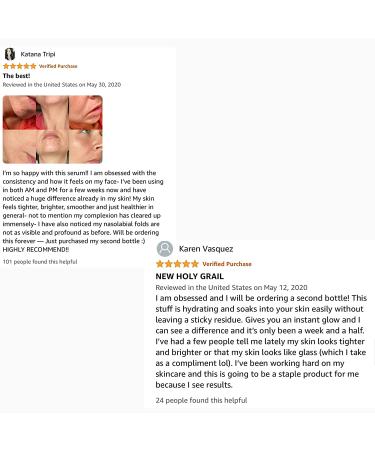 Collagen Peptide Complex Serum - Anti-Aging, Hydrating, Brightening with Matrixyl 3000 & Hyaluronic Acid | Dermatologist Tested - Buy Online on GoSupps.com