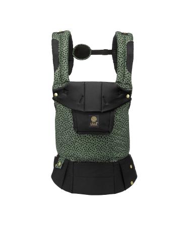 LLLbaby Complete 6-in-1 Luxe Ergonomic Baby Carrier | Lumbar Support | 7-45 lbs | 360 Baby Wearing | Inward & Outward Facing | Speckled Succulent - Buy Online on GoSupps.com