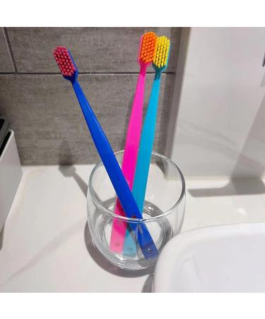 Miokycl 10 Colorful Extra Soft Toothbrushes for Sensitive Teeth - Ideal for Gentle Oral Care | International Shipping - Buy Online on GoSupps.com