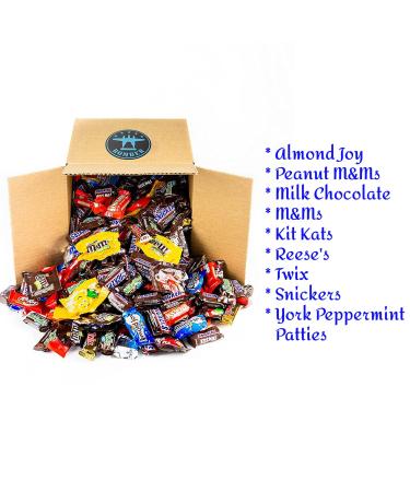 8.0lb Bulk Individually Wrapped Fun Size Chocolate Candy for Halloween and Snacking - Perfect for Office, Home, After-School, and Parties - Buy Online on GoSupps.com