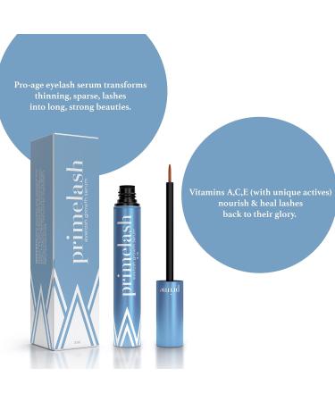 Prime Prome Promeps Promelash Growth Serum for Women Over 50 - Enhance Eyelash Growth Strength & Lift - Easy Evening Application - Vitamin-Enriched for Sensitive Eyes - Buy Online on GoSupps.com