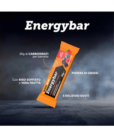 NAMEDSPORT SUPERFOOD High Energy Bar with Rice Crispies and Real Fruit Wild Berries Flavour Box of 12 x 35g bars - Buy Online on GoSupps.com