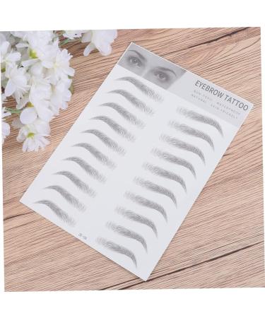 PACKOVE Autocollants de Transfert Sourcils 2 Pi ces Noir Faux Sourcils Temporaires pour Femmes Clairsem es Effet Poils Usage Maquillage Quotidien - Buy Online on GoSupps.com