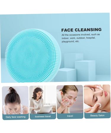 FOMIYES Pore cleanser Facial Cleaning Tool Cleaning Brush Electric Face Scrubber Electric Facial Cleanser Face Cleaner Skin Cleaner Facial Massaging Washing Device Silica Gel The Face - Buy Online on GoSupps.com