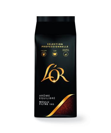 L'OR Professional, Balanced Ground Coffee 1Kg, Intensity 5, 100% Arabica