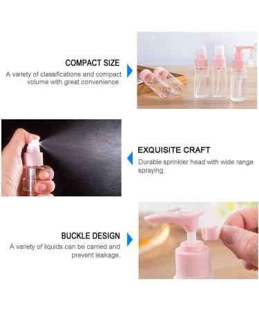 Hey Yo Travel Bottles Set - 10 Leakproof Portable Containers for Travel Accessories & Cosmetics - Ideal for Aircraft & Hotels (Pink) - Buy Online on GoSupps.com