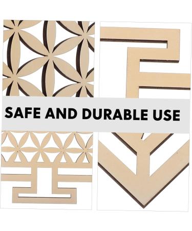 Cabilock 1pc Wooden Wall Hangings Sacred Geometry Home Decor Of Life Wall Art Geometric Wall during As Shown1 - Buy Online on GoSupps.com