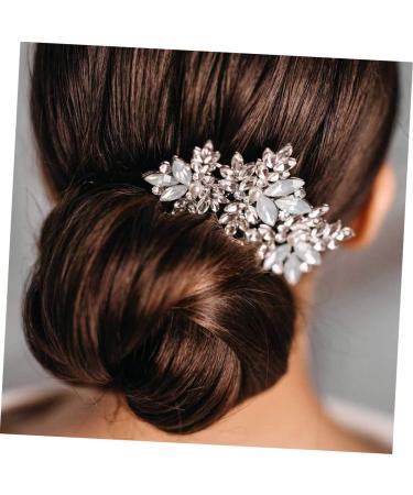 MAGICLULU Comb Wedding Headpiece for Bride Wedding Hair Accessories for Brides Bride Hair Accessory Bridal Headpieces for Wedding Bridal Hair Decor Tiara Rhinestones Alloy Hair up Miss - Buy Online on GoSupps.com