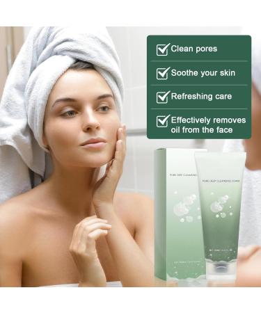TECHEEL Facial Cleansing Foam Heartleaf Cleanser Face Foaming Cleanser Cleansing Foam Facial Cleansing Gel Cleansing Gel for Daily Skin Cleansing - Buy Online on GoSupps.com