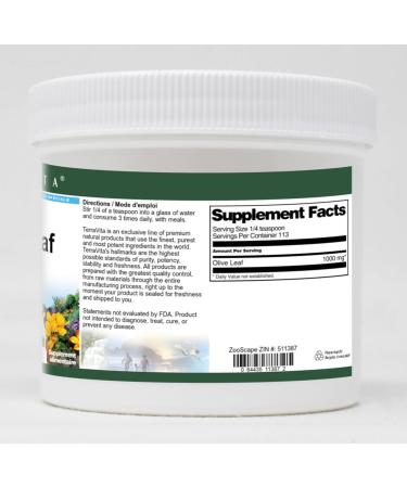 Olive Leaf Powder (4 oz ZIN: 511387) - Buy Online on GoSupps.com