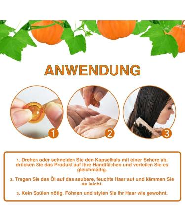 P-Beauty Hair Oil Capsules Pumpkin Seed Oil Keratin & Biotin 120 Capsules for External Use - Hair Growth - Scalp & Hair Care - Against Split Ends - Buy Online on GoSupps.com