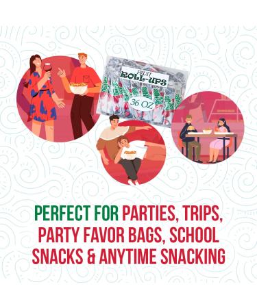 Bols Fruit Roll-Ups Variety Pack - 36 oz Individually Wrapped Fruity Snacks in Strawberry & Tropical Tie Dye Flavors - Ideal for School Lunches, Parties, Camping & More - Buy Online on GoSupps.com