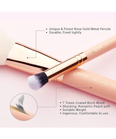 Jessup 30 Pcs Makeup Brush Set - Premium Synthetic Hair for Face & Eye Makeup | International Shipping Available - Buy Online on GoSupps.com