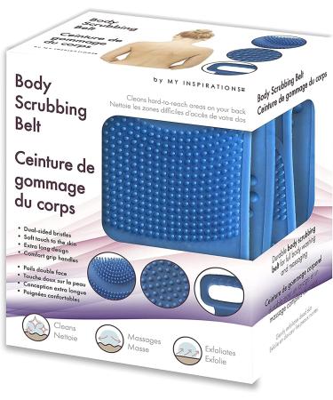 Silicone Body Scrubber with Dual-Sided Design | Durable Exfoliating Shower Bath Belt | 80cm Body Scrub for Full Body Washing & Massage | Back Cleaning Coverage - Buy Online on GoSupps.com