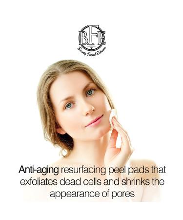 Anti-Aging Exfoliating Peel Pads | Lactic Salicylic & Glycolic Treatment for Fine Lines Wrinkles & Dark Spots | Face & Body Care - Buy Online on GoSupps.com