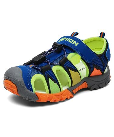 VITIKE children's sandals boys girls trekking sandals breathable and quick-drying sports sandals 33 EU 1 blue